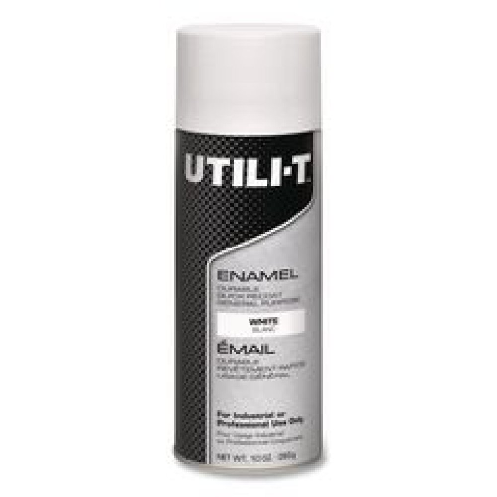 GLOSS WHITE UTILI-T SPRAY PAINT 10 OZ ENAMEL SPRAY PAINT