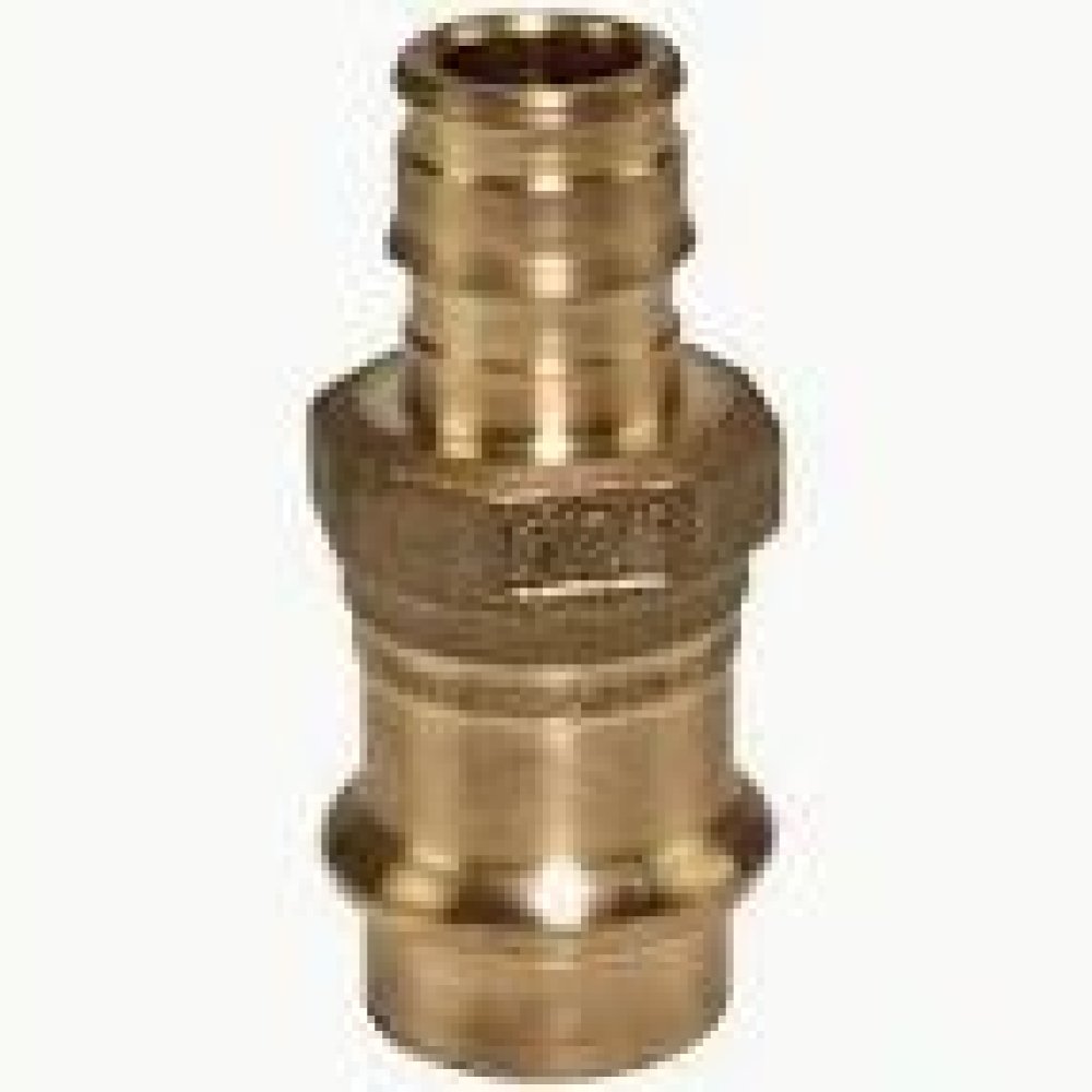 1/2" Copper Press x 1/2" PEX Expansion Brass Adapter (Lead Free)