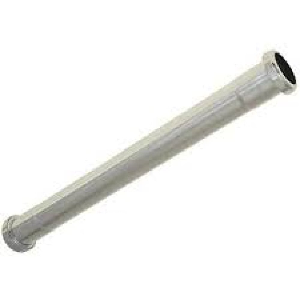 Premier 1-1/2 in. x 16 in. Brass Extension Tube, Chrome, 22-Gauge