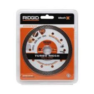 RIDGID 5 in. Turbo Mesh Rim Diamond Blade