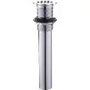 1-1/4'' X 8'' 17 Ga COMERCIAL LAVATORY GRID DRAIN NO OVERFLOW CHROME PLATED
