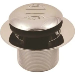 PROPLUS 1 in. x 3/8 in. Drian Toe Touch Stopper Kit ABS Chrome