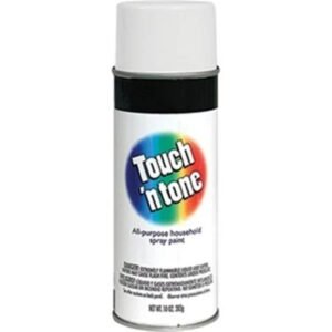 FLAT WHITE TOUCH N TONE SPRAY 10 OZ ENAMEL SPRAY PAINT