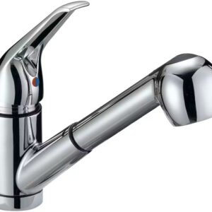 Single-handle pull-out kitchen faucet
