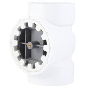 TestRite™ PVC DWV Test/Cleanout Tee with Brass Insert Plug 2"