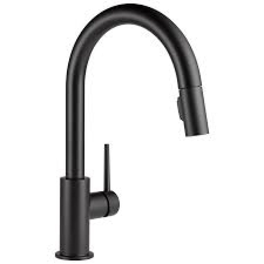 Delta Trinsic Pull-Down Kitchen Faucet with Magnetic Docking Spray Head - Includes Lifetime Warranty