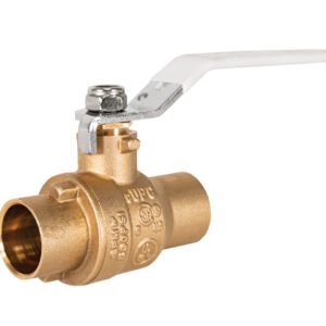 100-115SSG	1″ JF-100SG Lead Free Brass Ball Valve, 2 Piece, Full Port, Solder Connection, Stainless Steel Trim, 600 WOG