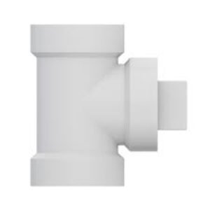 Cleanout Tee w/ C.O. Plug (H x H) 4"
