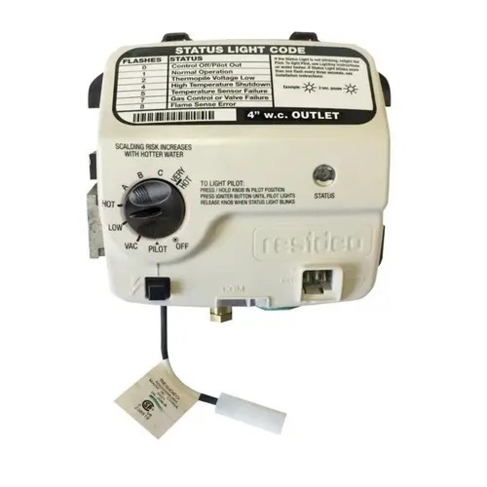 K, GAS CONT ,NG, 155F, 2'' CAV,N3,4''WC,HW/R Reliance 100262939 HONEYWELL NAT GAS VALVE 2 IN CAVITY