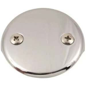 Proplus 101001 BathTUB Drain Face Plate 2 Hole Chrome