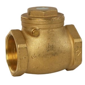 105-107G	1-1/2″ T-501G Lead Free Brass Check Valve, Horizontal Swing, Threaded Connection, 200 WOG, 125 Class