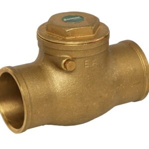 105-205G  1"	 S-501G Lead Free Brass Check Valve, Horizontal Swing, Solder Connection, 200 WOG, 125 Class