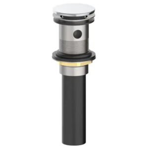 Seasons FAUCET 50/50 PUSH Pop-Up Assembly, Chrome Finish