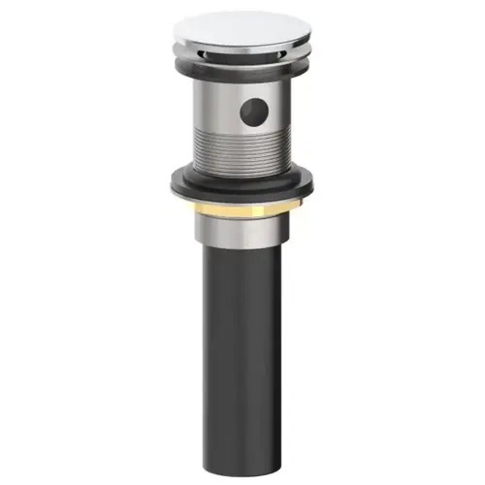 Seasons FAUCET 50/50 PUSH Pop-Up Assembly, Chrome Finish