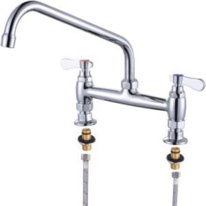 IVIGA COMMERCIAL DECK MOUNT FAUCET  L-2316100C-12-US-D
