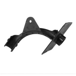 Drop Ear Bend Support, 1/2 in Pipe, Nylon/Plastic, Floor, Wall Mounting