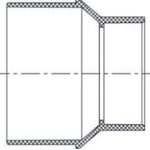 ADAPTER BUSHING (SEWER SPGxDWV HUB) 6X4'' SDR 35