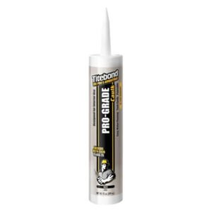 Pro Grade White ACRYLIC LATEX 10oz Caulk