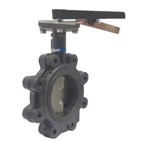 M-VCO CL223E 4'' CI BODY, LUG TYPE, NSF-61 LOW-LEAD CERTIFIED BUTTERFLY VALVE, LEVER OP, ALUM BRZ DISC, 200 PSI, EPDM LINER