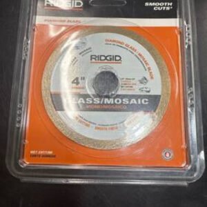 RIDGID TOOLS Glass-mosaic Cuts Cutting Diamond Blade Mos 850650002424 Glass 1000030439 Glass/mos HPB021817