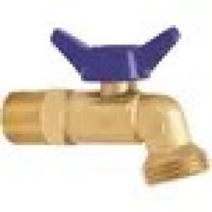 BRASS COMPACT  HOSE BIBB VALVE  3/4"Mip & 1/2"Fip X 3/4"Mht