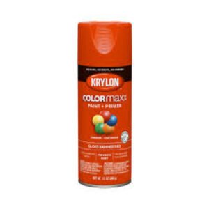 COLORmaxx Spray Paint + Primer, Gloss Banner Red, 12-oz
