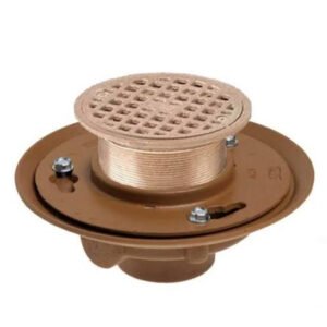 JAY R SMITH MFG 2005LXH03-A07NB 3 in. No-Hub Cast Iron Floor Drain