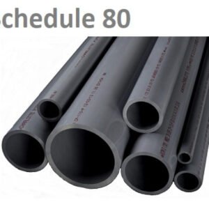 2 X20 PVC SCH80 PIPE PLAIN END