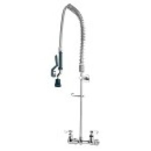 KROWNE ROYAL SERIES 8'' CENTER WALL MOUNT PRE-RINSE WITH WALL BRACKET 17-108WL
