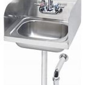 KROWNE STANDAR HAND SINK WITH SIDE SPLASHES & P-TRAP HS-5  (15-3/4''W X 15-1/4''D X 13''H)