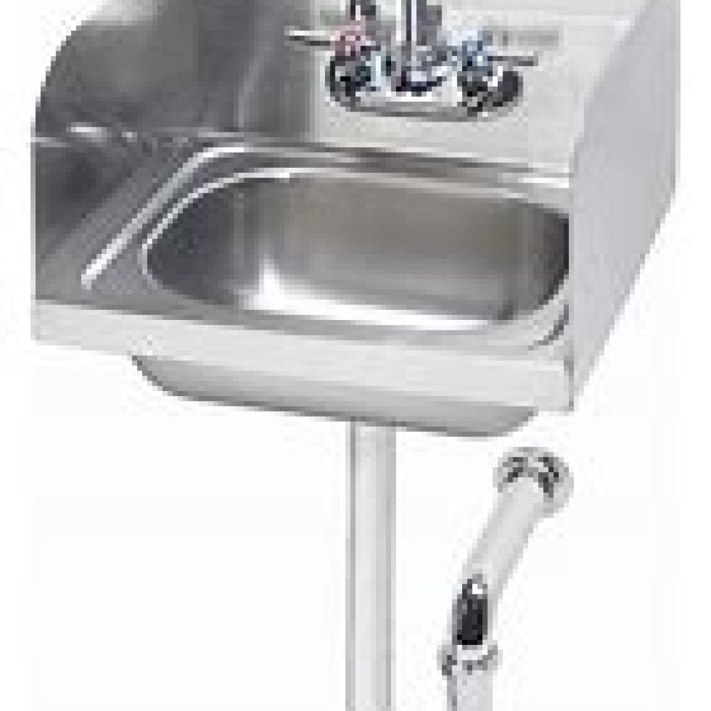 KROWNE STANDAR HAND SINK WITH SIDE SPLASHES & P-TRAP HS-5 (15-3/4''W X 15-1/4''D X 13''H)
