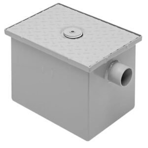 ZURN GT2700-10-2NH 2'' NO-HUB GREASE TRAP WITH FLOW CONTROL. 10 GPM