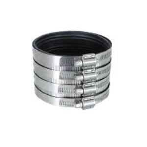 4 HEAVY DUTY NO-HUB COUPLING 4 BANDS