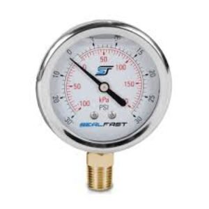 PRESURE GAUGE 2.5X1/4 NPT0-300 PSI /KPA
