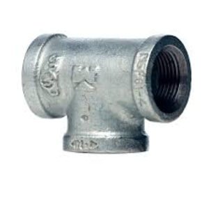 3/4 X 3/4 X 1/2 GALV. TEE