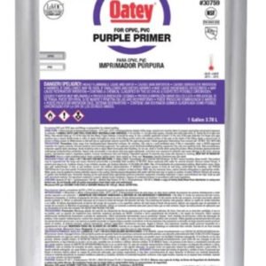 OATEY 30759 PURPLE PRIMER FOR PVC AND CPVC 1 Gallon New