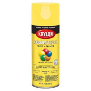 Colormaxx 12 Oz. Gloss Spray Paint, Sun Yellow