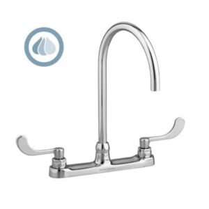 AMERICAN STANDARD 6409180.002 MONTERREY 8CC GOOSE NECK KITCHEN FAUCET WITH BLADE HANDLE
