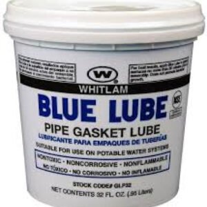 WHITLAM Blue Lube 32 oz. Polymer-Based Blue Pipe Cement