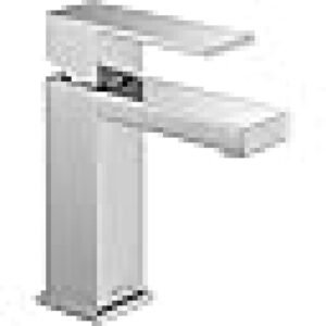 Delta Modern Chrome Bathroom Faucet 1 Hole, Single Hole Bathroom Sink Faucet for Vanity, Metal Push-Pop Drain Assembly, Chrome 567LF-MPU