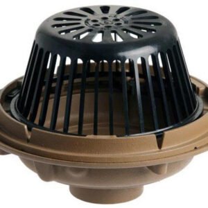 Jrsmith 1010Y06-CID Bottom Roof Drain, 6" Outlet, No-Hub Connection