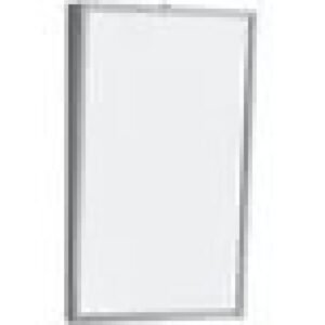 Bobrick B-293 1830 18" x 30" Stainless Steel Fixed-Position Tilt Mirror