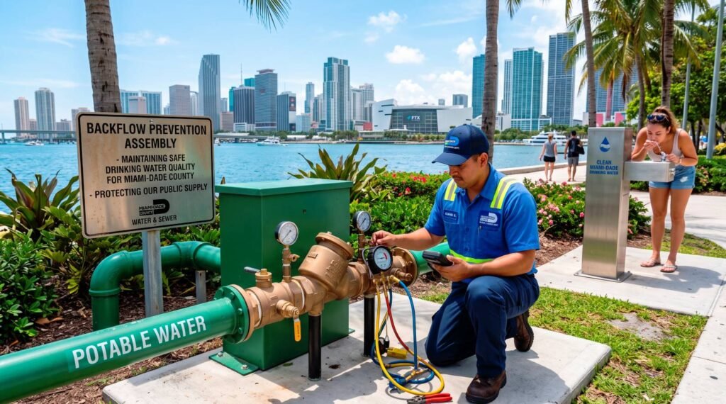 Backflow Prevention & Drinking Water Quality in Miami-Dade: Code Compliance, Assembly Types & Supply Guide