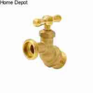 3/4 in. MIP Brass No-Kink Hose Bibb Valve