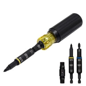 Klein Tools Impact Rated Multi-Bit Screwdriver/Nut Driver, 11-in-1  32500HD