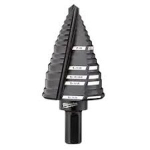 Milwaukee 7/8 in. - 1-1/8 in. #9 Black Oxide Step Drill Bit (2-Steps)