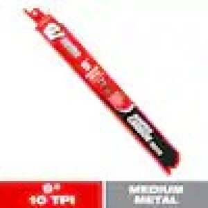 9 in. 10 TPI AMPED Steel Demon Carbide Teeth Reciprocating Saw Blade for Medium Metal