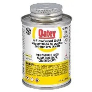 FlowGuard Gold One-Step 4 oz. Medium Yellow All-Weather CPVC Cement