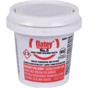 OATEY NO 5  PASTE FLUX 4OZ JAR  (30013)