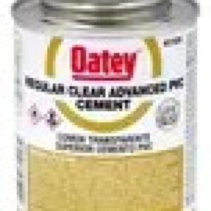 Oatey 31926 PVC Advanced Cement Regular Body Clear 8-oz